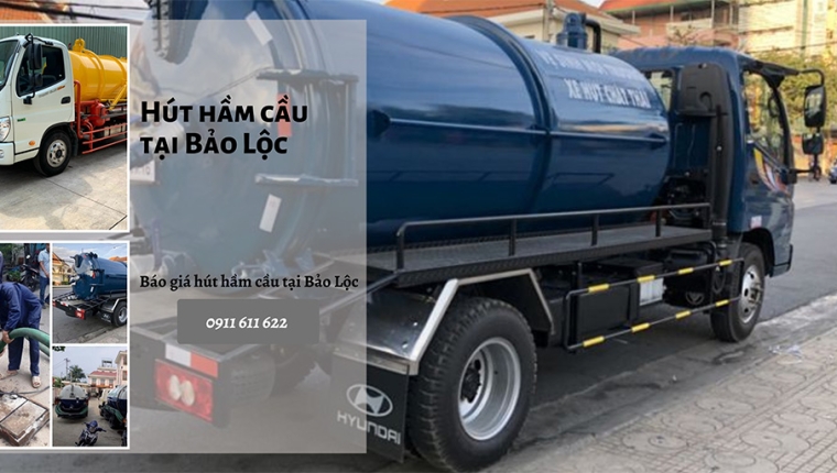 Hút hầm cầu tại Phường Lộc Thanh, Bảo Lộc khi hệ thống thoát nước có mùi